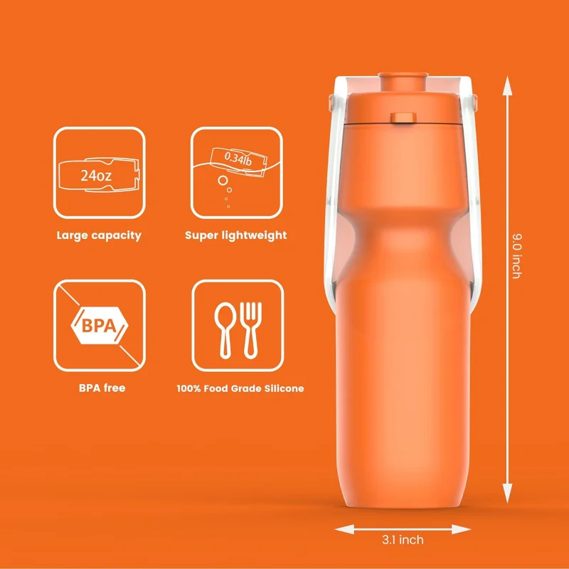 

Портативная бутылка для воды для прогулок с собакой