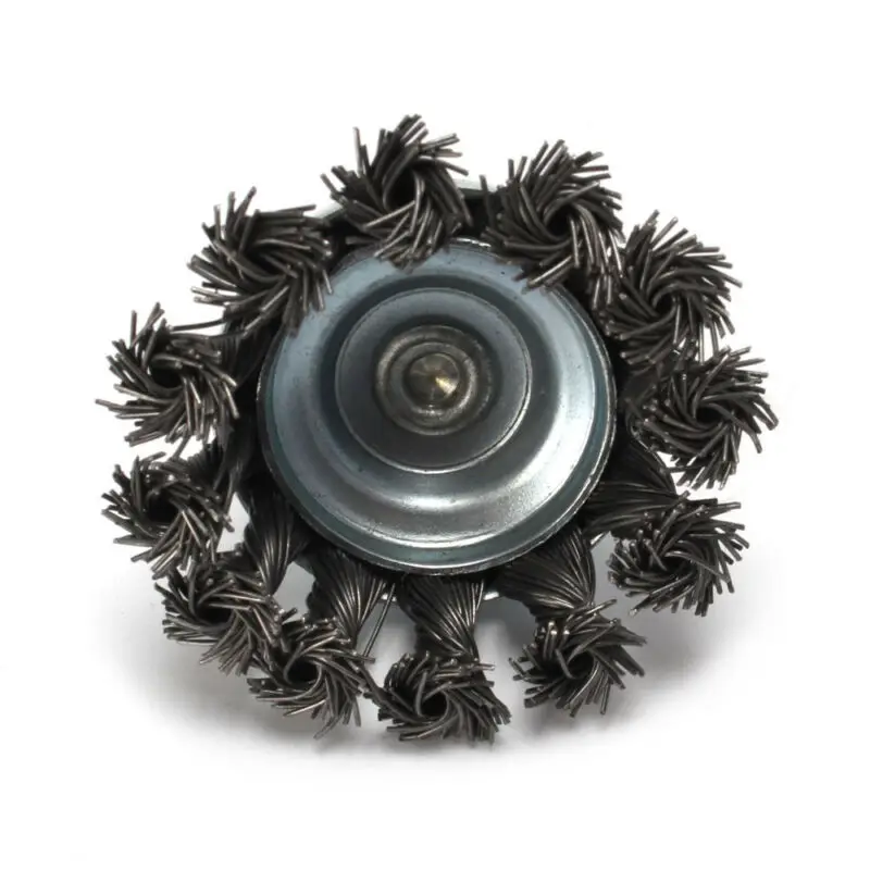 Wire Wheel Joint Knotted Cup Wire Brush Rotary Crimp Cup For Drill Angle Grinder For Die Grinder Metal Rust Removal Polishing 6