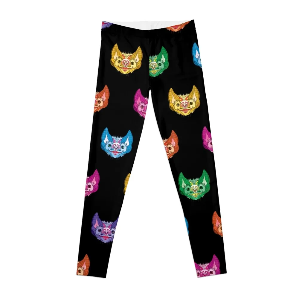 

Rainbow Bats Leggings Women sports flared Tight fitting woman Legging sport Womens Leggings