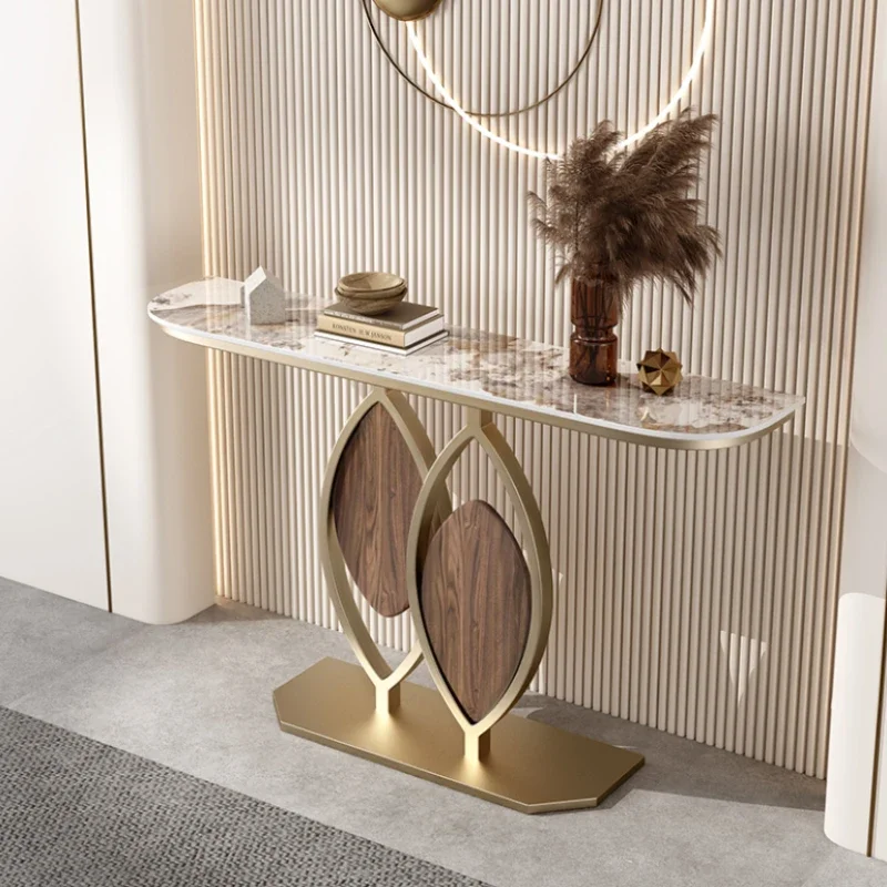 

Home Furniture Console Table With Mirror Modern against the wall Console Tables