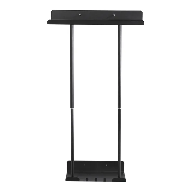 Portasciugamani Da Bagno Con Gancio - Lega Di Alluminio Opaco Nero, 30 Cm, Montaggio A Parete - Foto 11