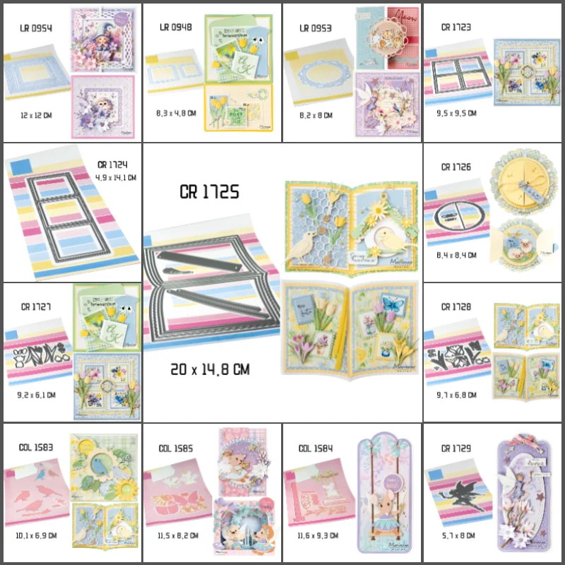 2026년 3월-4월 DIY 스크랩북 앨범 종이 카드 장식 공예용 금속 커팅 다이 ..