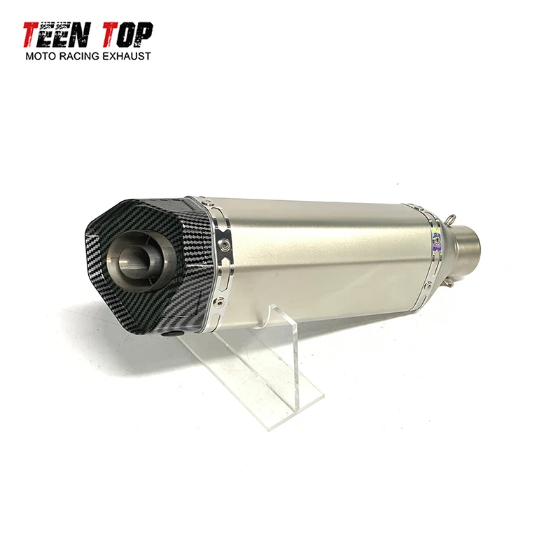 51mm Escape Moto Tube Motorcycle Exhaust Muffler with Db Killer AK 370mm Moto Bike Muffler Stainless Steel Motorcycle Muffler - Image 6