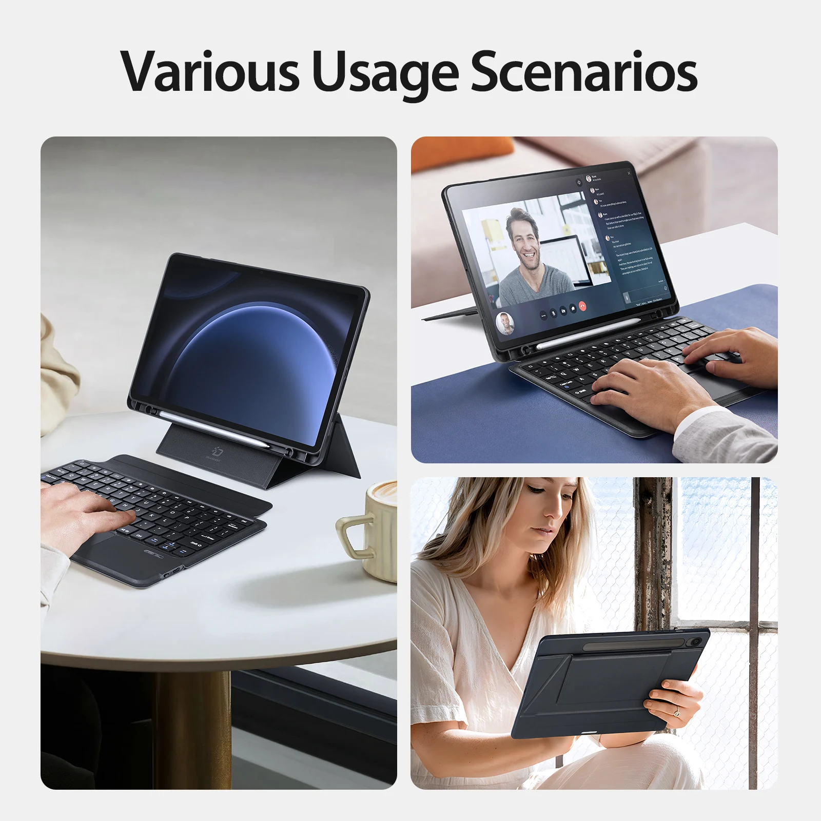 Tablet Keyboard Case for Galaxy Tab