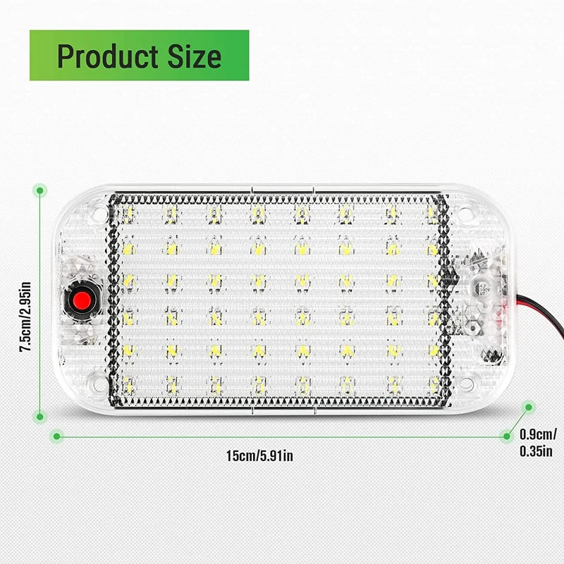 ڵ ׸  LED ڵ ׸ , 48LED 12V - 85V ȭƮ , / ġ , ڵ ķī