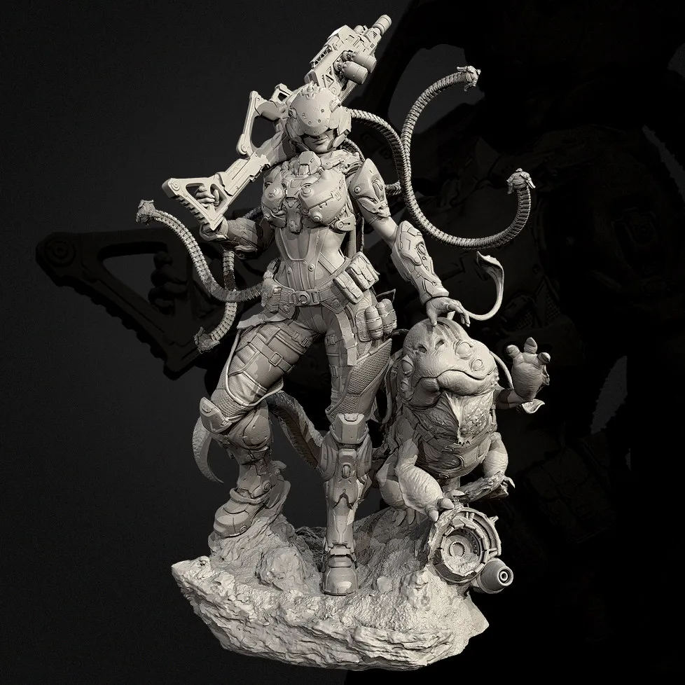 남자의 키 50mm 75mm 90mm 레진 모델 뷰티 키트 무색 자가 조립 TD-7830/3D