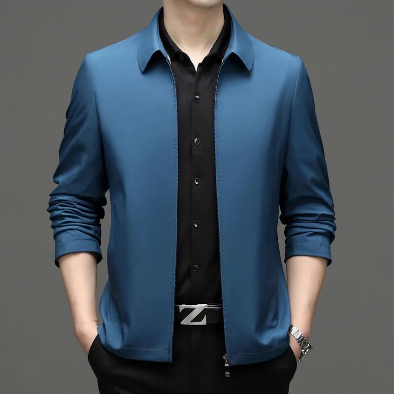 

K-New light business suit men's blue