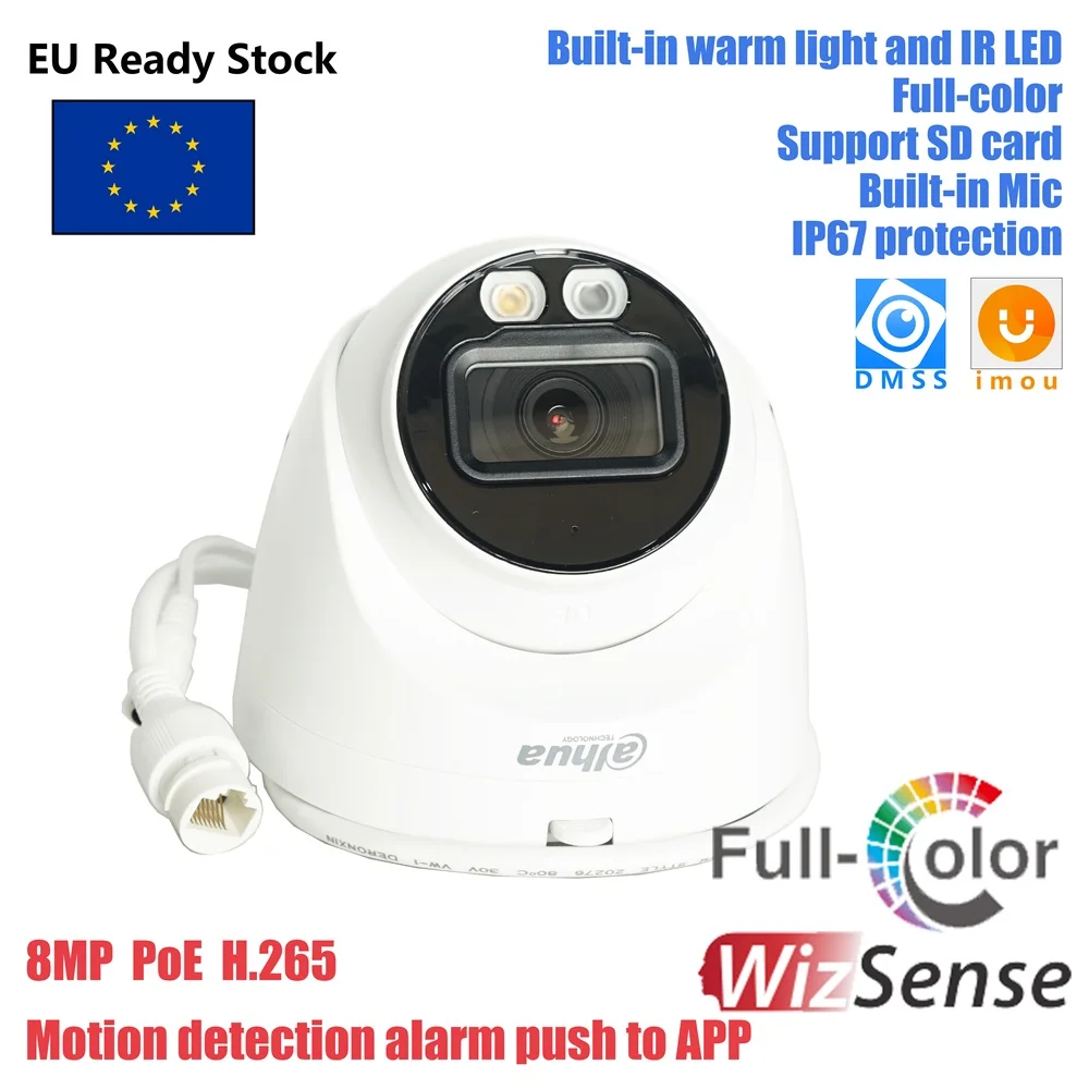 

Dahua 8MP умная двойная фотокамера с фиксированным фокусным глазным яблоком