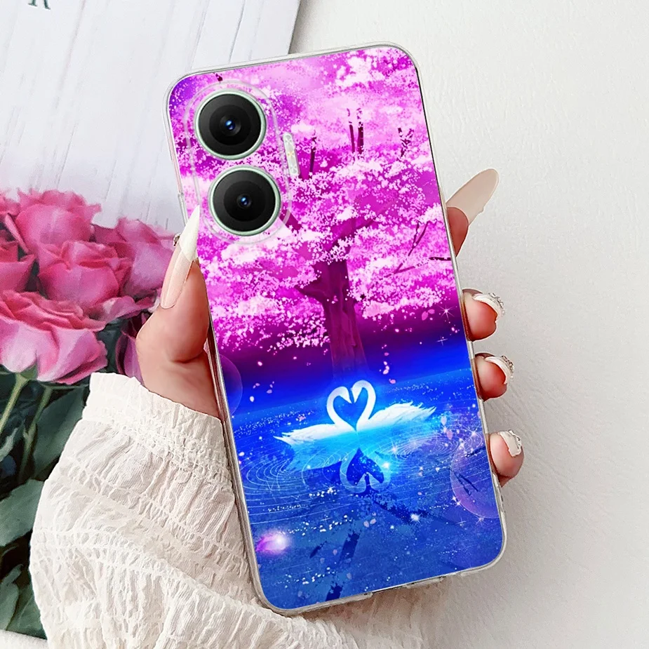 Stylish Painted Soft Silicone Case - Fashionable Protective Cover