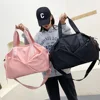 Black Sports Gym Bag Travel Dry Wet Bag Handbag Multifunction Swimming Shoulder Messenger Weekend Fitness Training Bag 3