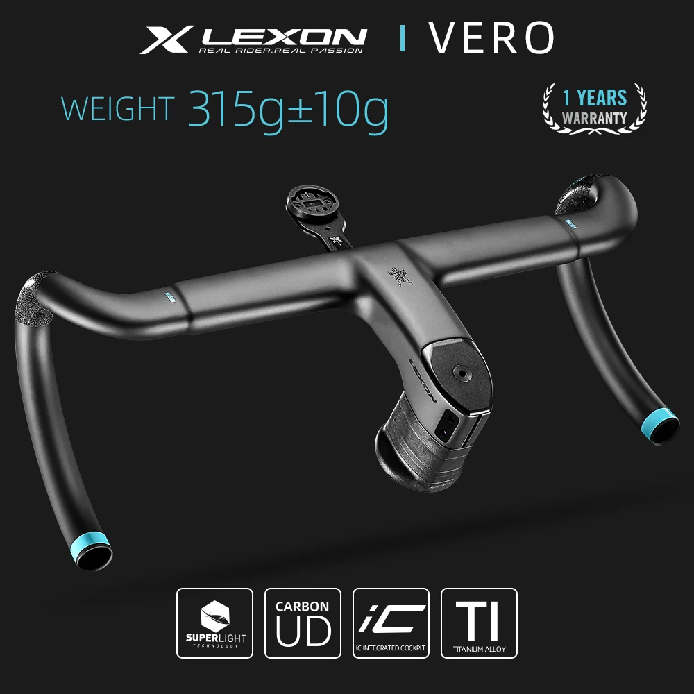 LEXON VERO Full Carbon Road Bike Handlebar Full Inner Cable