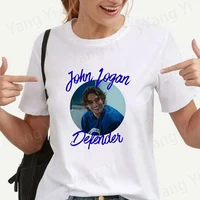 T-shirt imprimé graphique Off Campus pour hommes/femmes, manches courtes, unisexe, mode Streetwear, personnalité, John Logan, nouvelle collection 1