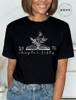 Chapter 50 1976 T-Shirts for Women,Bookish 50th Birthday Gift for Book Lovers,Best Friend Bday Shirt,Fiftieth One More Chapter - Image 5