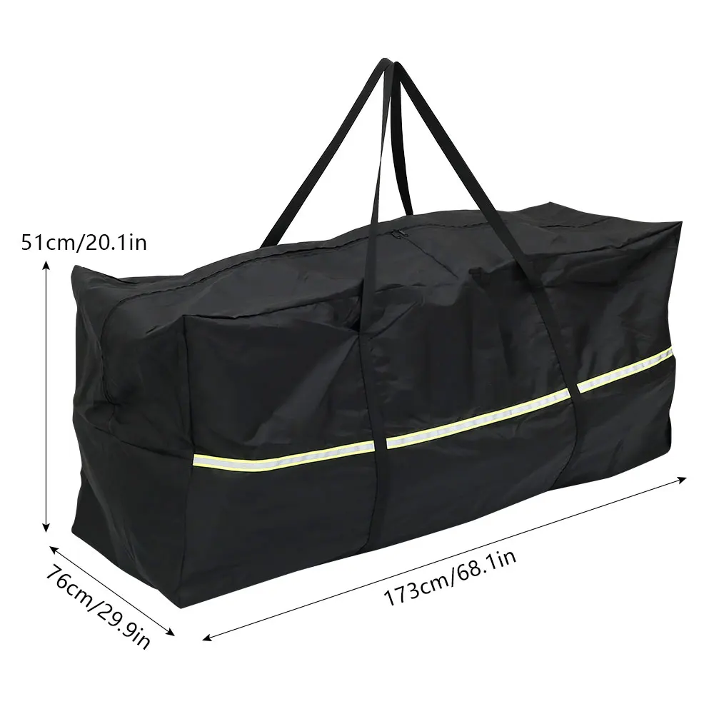 Garden Furniture Cushion Storage Bag Waterproof Anti-UV Heavy Duty Rip Proof 210D Oxford Fabric Christmas Tree Storage Bag 4