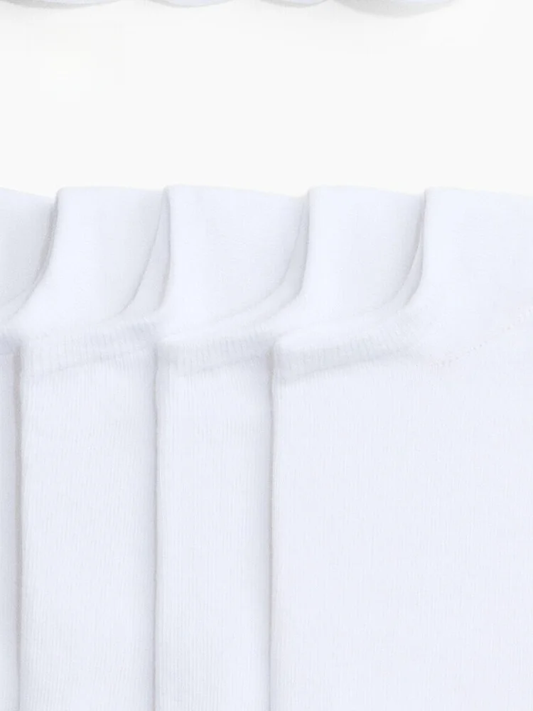H&M 남성용 스포츠 양말 0켤레 팩 면 폴리에스터 탄성 섬유 사계절용 편안하고 통기성 좋은 보트 양말