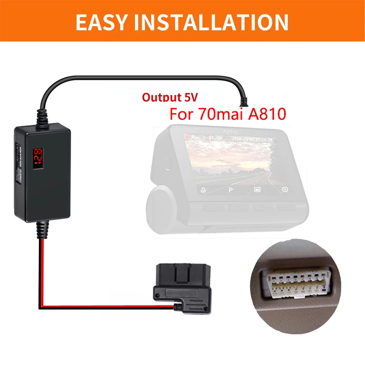 70mai Dash Cam Omni128G +Hardwire Kitセット Amazon.com: 70mai 4G Hardwire Kit UP05, 4G Support, Type-C