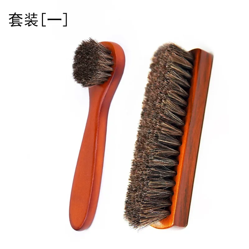 2023 Premium Shoe Brush with Horsehair Bristles - Perfect for Shining Leather Shoes and Boots 5