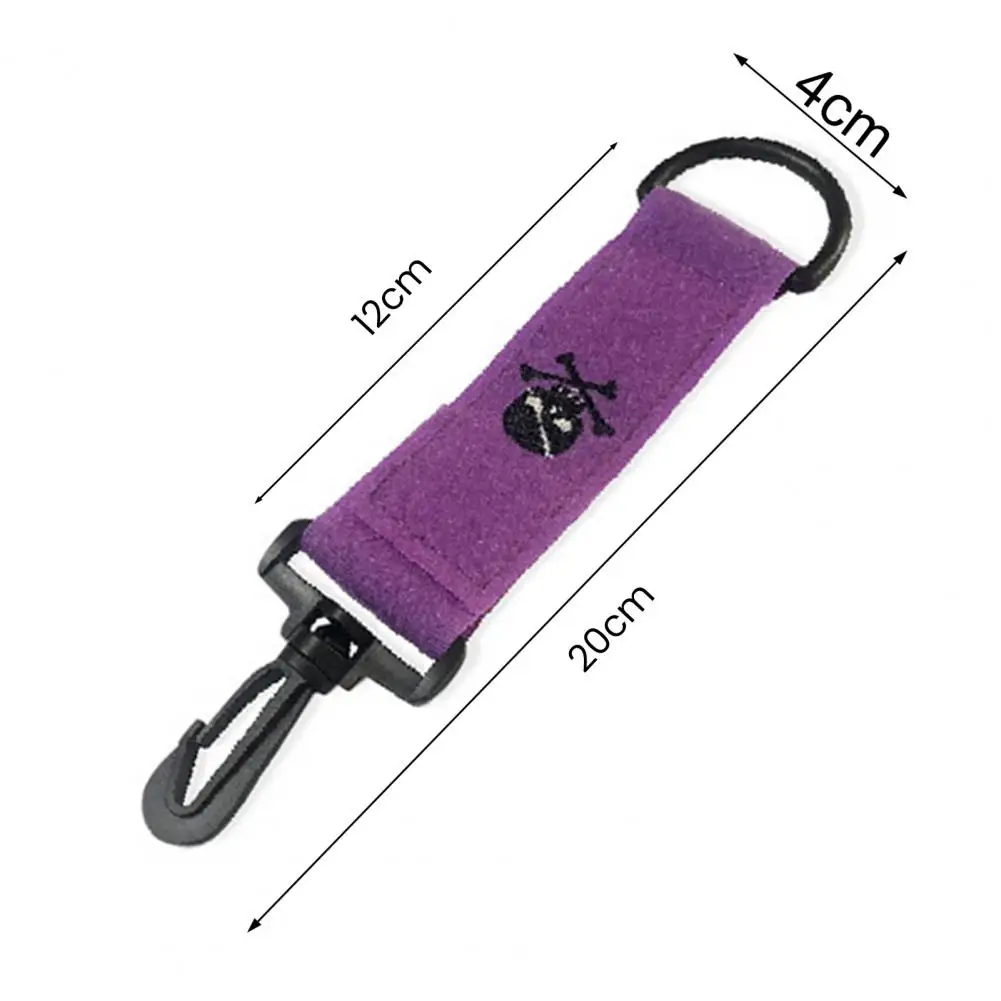 

Fastener Tape Carabiner Multicolor Tape Carabiner Polyester Fix Durable Golf Towel Carabiner Hook