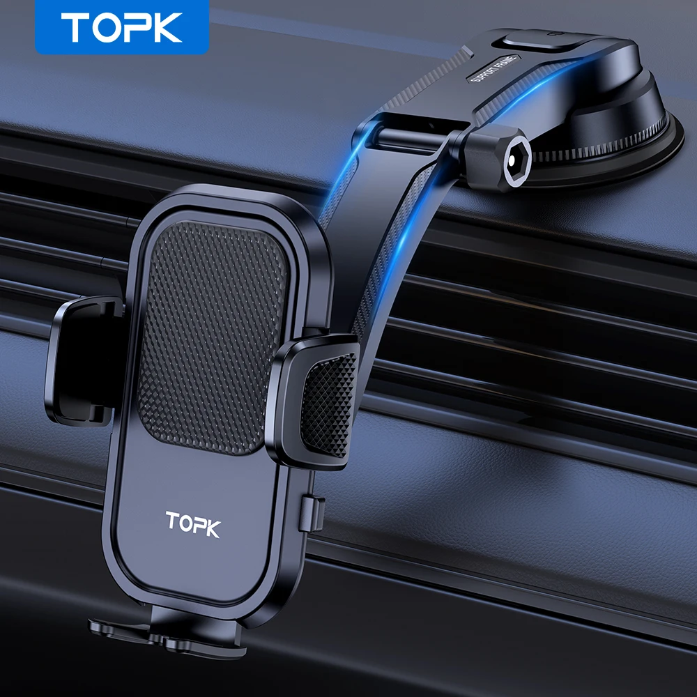 Car Phone Holder Mount,Upgraded Cell Phone Holder for Car Dashboard Compatible w