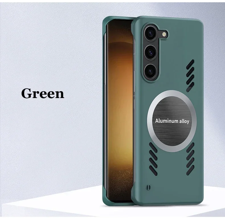 Sleek Car-Mounted Magnetic Case with Heat Dissipation