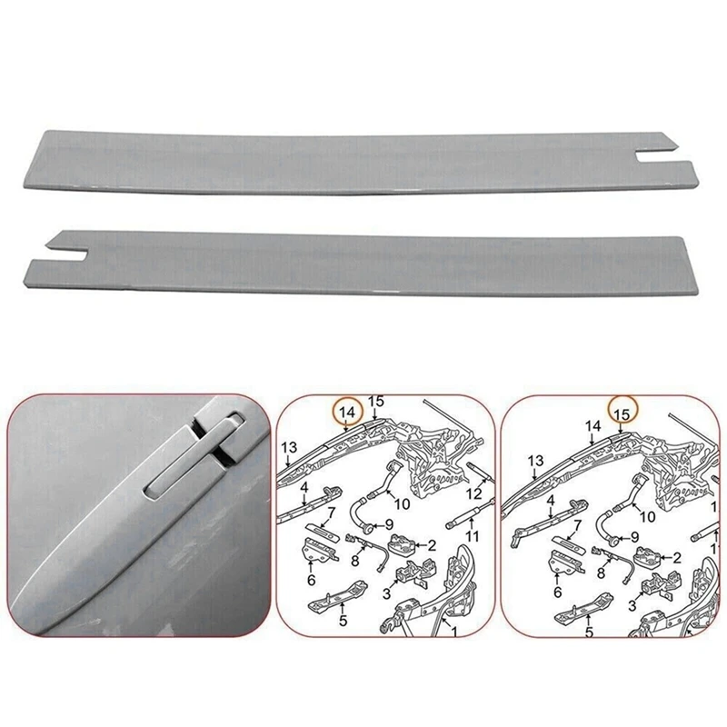 

Car Roof Top Hinge Cover Left Right Clips Replacement Accessories For BMW E93 335I 430I M4 F83 54377184037 54377184038