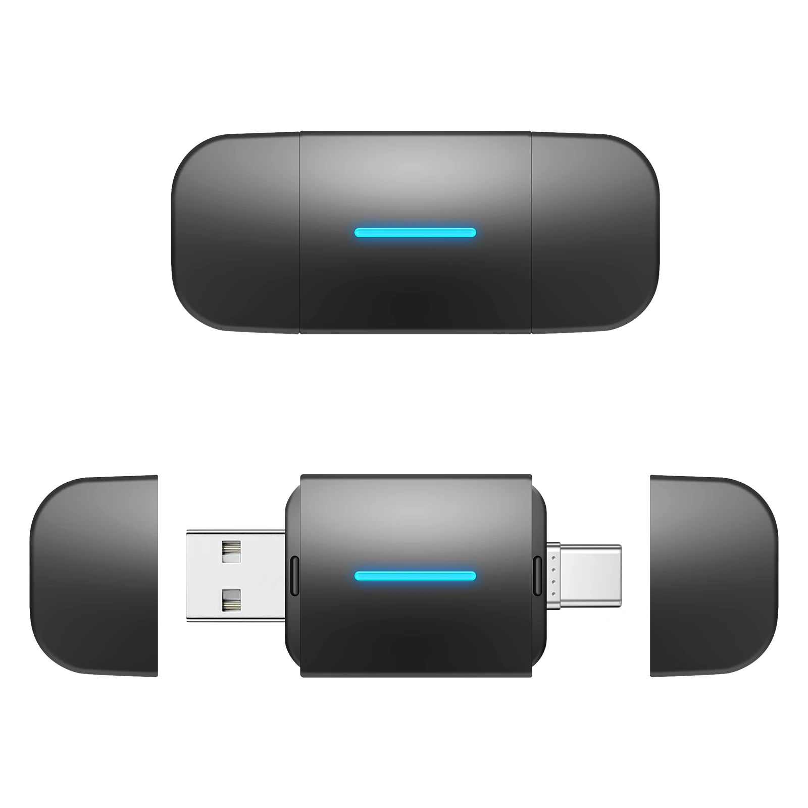Adattatore Wireless CarPlay E Android Auto C-Pro USB-A, Doppia Memoria, Corpo In Zinco Anti-calore, Per Auto Con USB-A