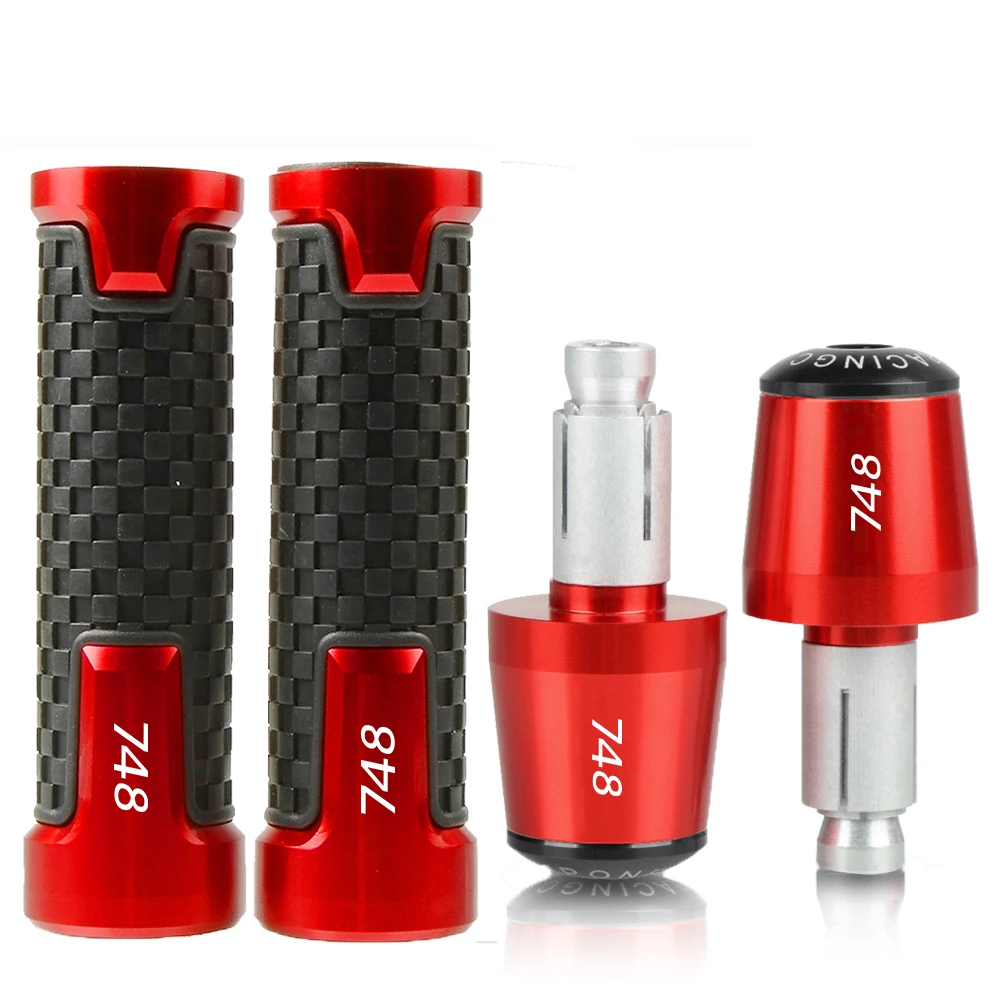 For DUCATI 748 750SS 1999 2000 2001 2002 Handle Bar End Grips Motorcycle CNC Aluminum Accessories Handlebar Grip Ends | Автомобили и