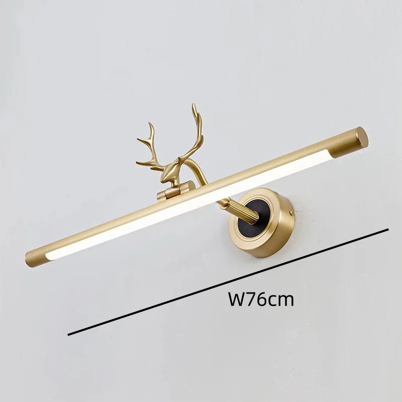 Led Mirror Lights Wall Lamps Bathroom Waterproof White Black LED Flat Lamp Modern Indoor Wall lamp Bathroom Lighting Make Up