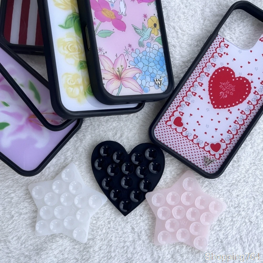 Wildflower Lily and Rose Bluebell Phone Case with American Flag Design