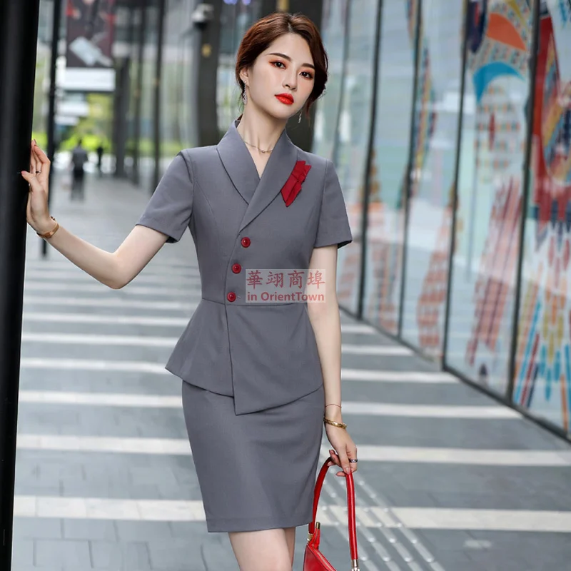 Flight Crew Attendant Uniform Professional Suit Female Reception Beautician Work Wear Stewardess Flying Costume Aviation Uniform - AliExpress 200000532 Flight Crew Attendant Uniform Professional Suit Female Reception Beautician Work Wear Stewardess Flying Costume Aviation Uniform - AliExpress 200000532