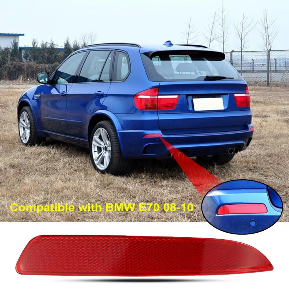 

Practical Tail False Light Reflector ABS Professional Red Tail Bumper Reflector Moisture-proof