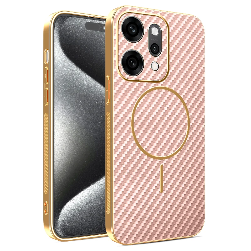 Carbon Fiber Magnetic Wireless Charging Protective Case
