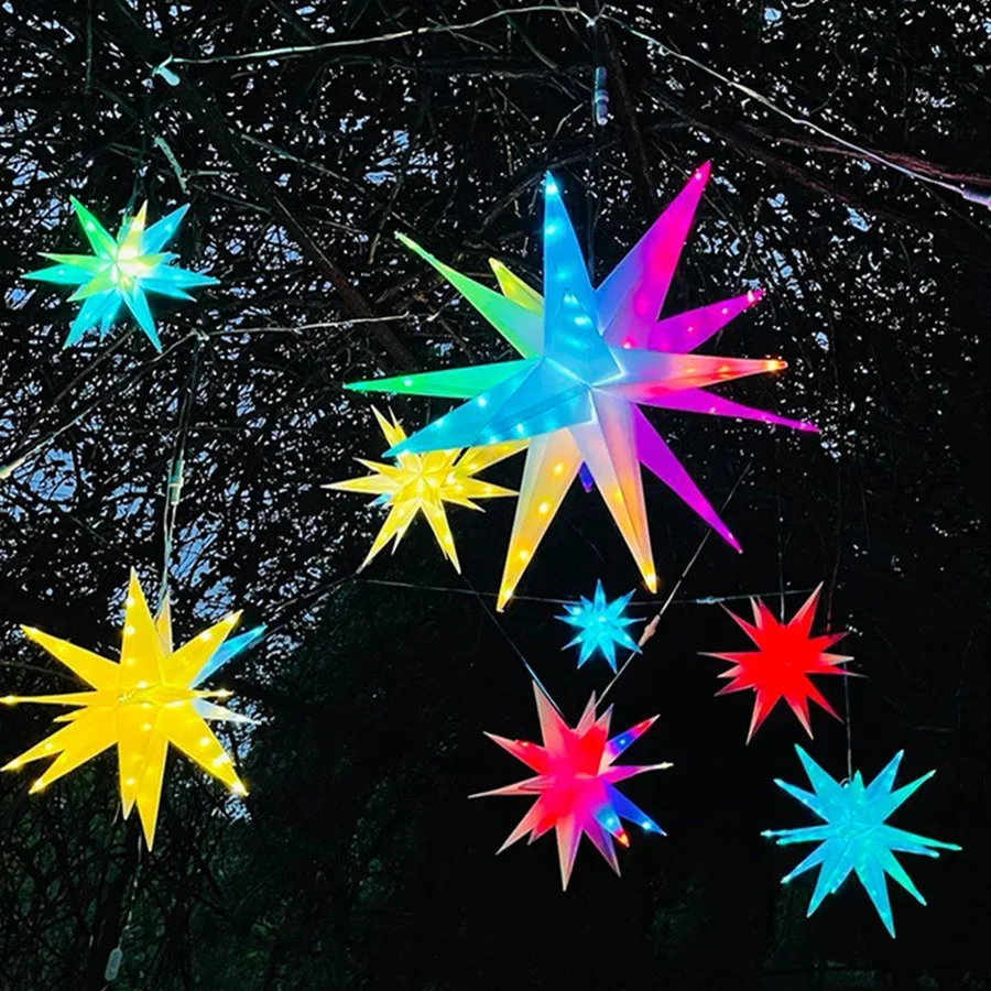 Thrisdar Smart App Controlled Led Firework Light Outdoor Rgb Starburst Light Led Firework Meteor Light Per La Decorazione Della Festa Di Natale