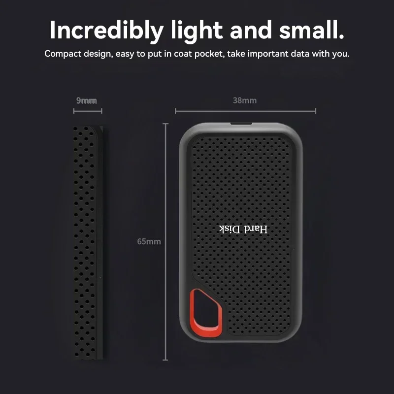 MIJIA Hard Disk portable ssd portable hard drive hard disk solid state disk external solid state drive Mobile SSD E60 1TB 2TB 256TB USB 3.1 HD External Hard for Laptop PS5 Mobile Disk HDD Storage