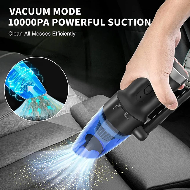 Wireless Vacuum Cleaner Air Duster 2-in-1,Portable Electric Mini Handheld Car Vehicle Vacuum Cleaner for Computer Keyboader Home 3