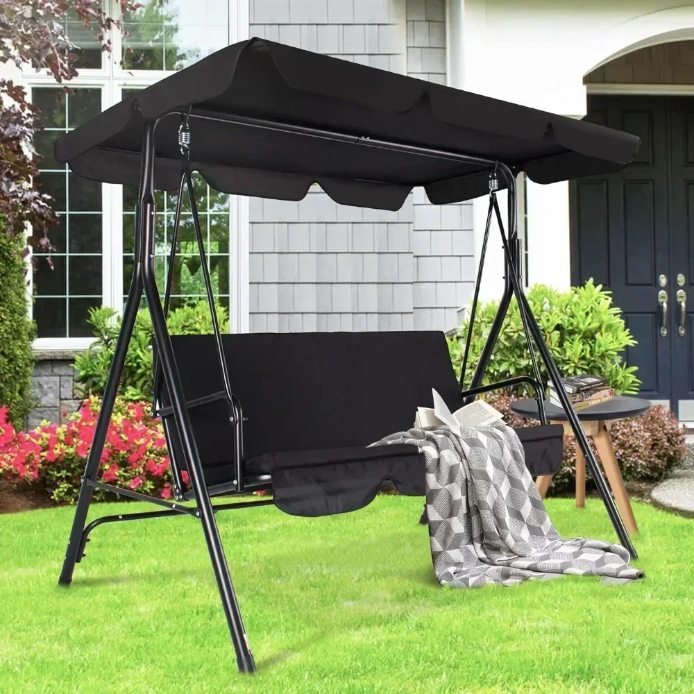 New Outdoor Swing Canopy Chair Top Cover Canopy UV Sun Water Proof for Patio Yard Seat Hammock Canopy Dustproof Cover