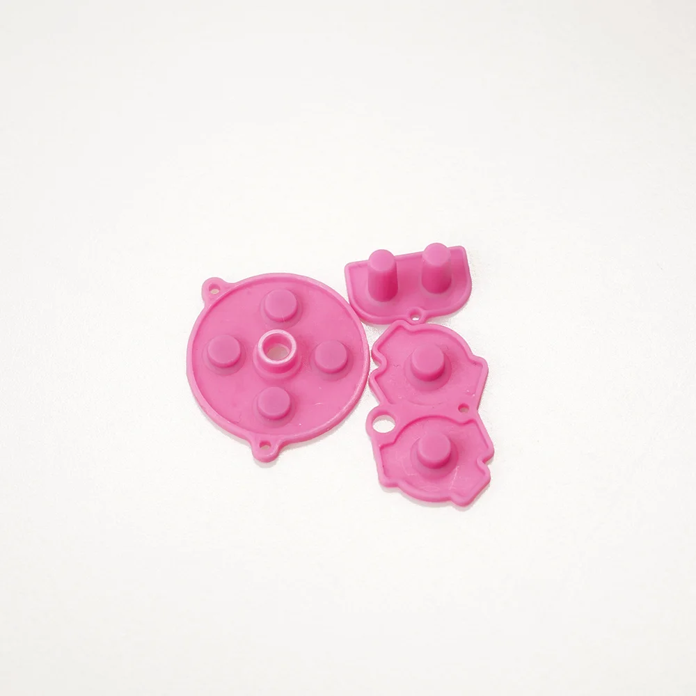 게임 보이 어드밴스 키패드 용 오리지널 GBA 고무 버튼 전도성 패드 A-B D 패드 시작 선택 버튼 전도성 패드