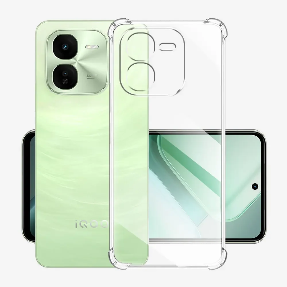 Luxury Silicone Phone Cover - Clear Shockproof Airbag TPU Protector Capa