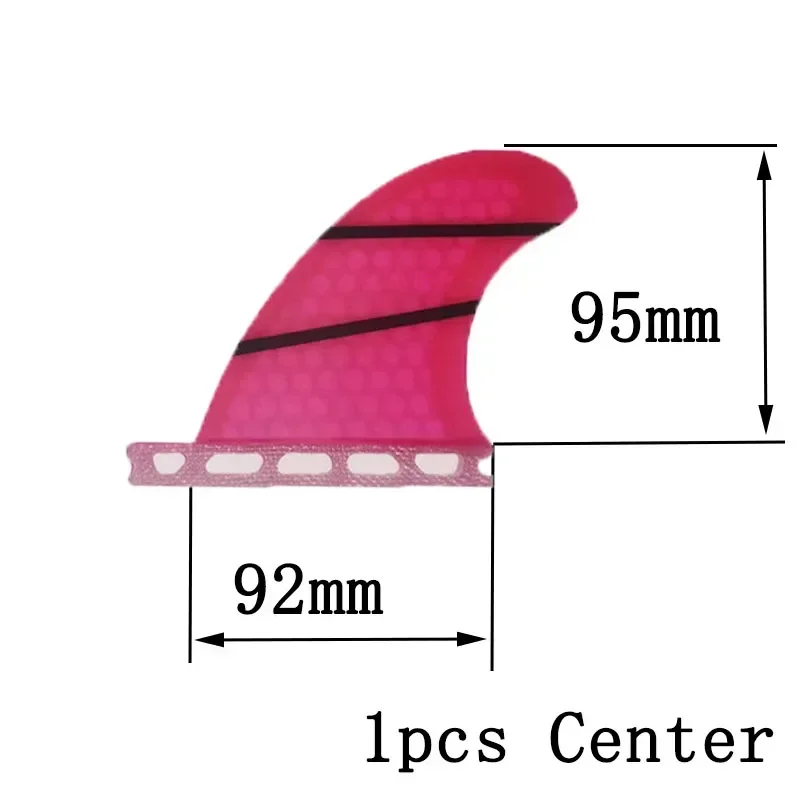 Surf Fins BiLong Futures Fin Knubster Center Stabilizer Fin Barbatanas De Red Azul Surf Central Fins Surfboard Fins Wakeboard 6