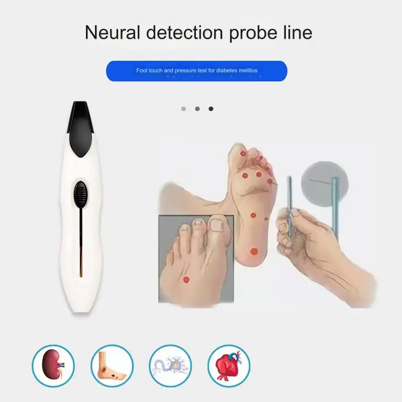 Medical Sensory Tester Medical 10g Nylon Diabetic Monofilament Sensory Tester Foot Nerve Needle Pen Filament