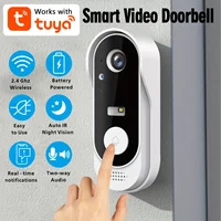 Tuya WiFi Video Doorbell - 2-Way Audio, Outdoor 1080P HD, SD+Cloud Storage, Motion Detection, Easy Setup & Live Alerts - Image 2