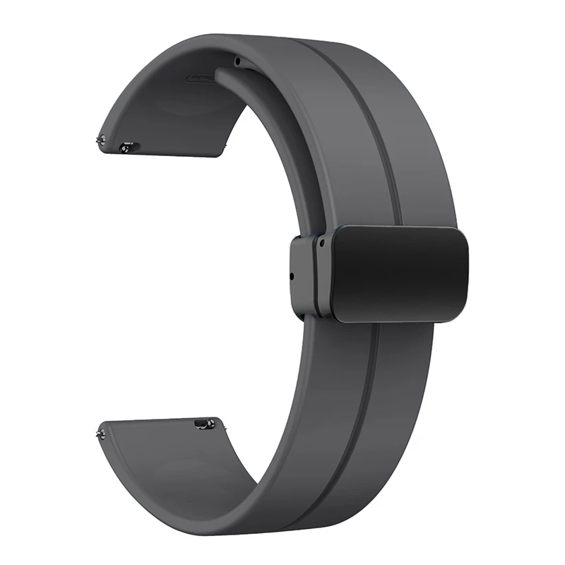 Magnetic Buckle Silicone Strap Replacement Wristband