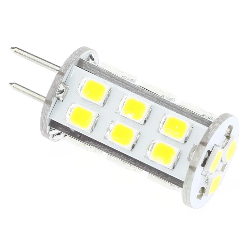 Led G6.35 Bulb 2835SMD 27leds 3500LM Wide Working Volt DC10-30V/AC8-20V Dimmable 1pcs/lot