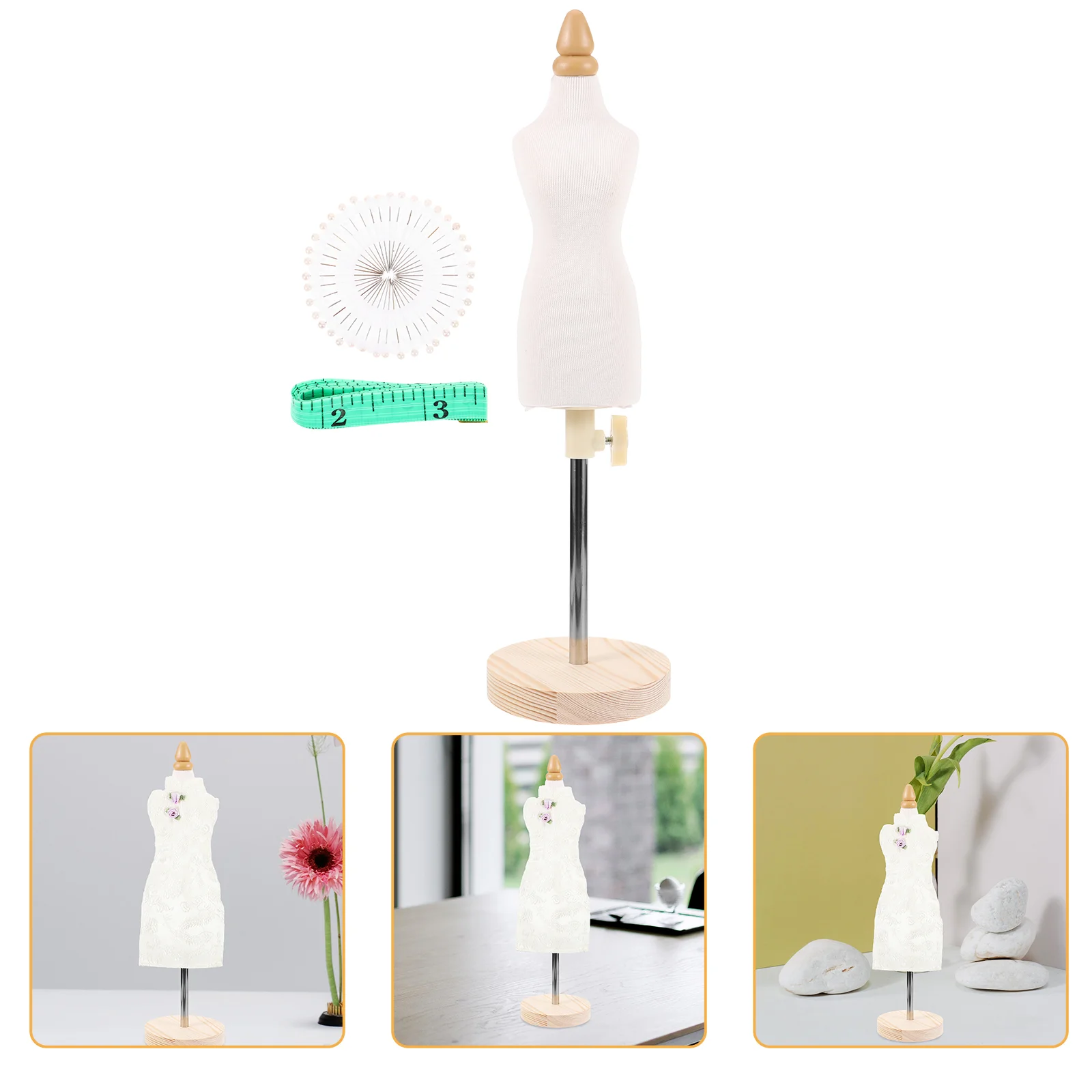 

Doll Dress Form Mannequin Base Stand Sewing 1/4 Size Mini Tailor Dressmaker Dummy Clothes Display Stand Sewing Doll Display