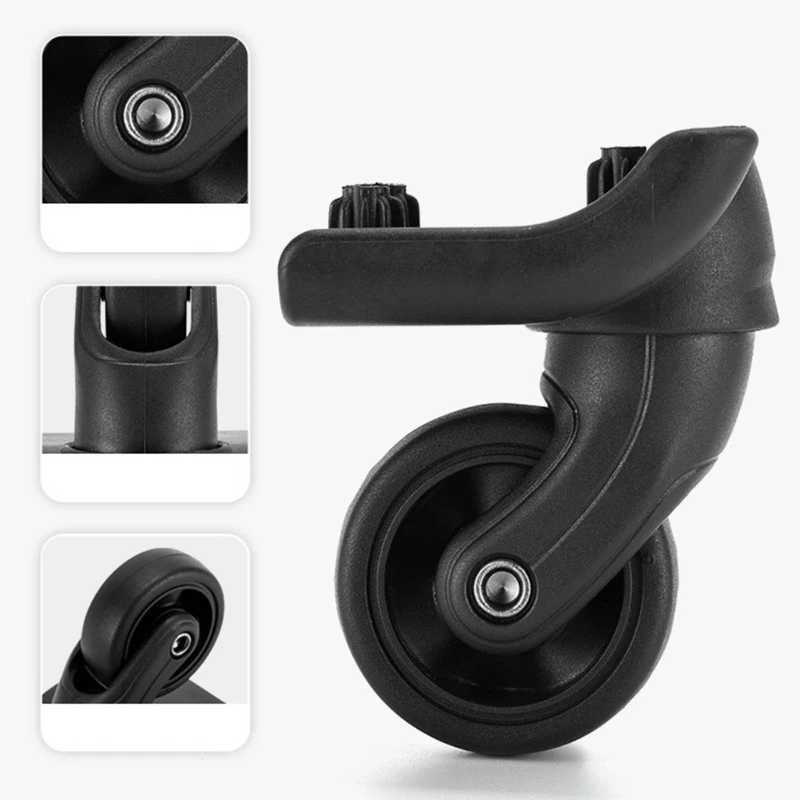 4-piece Suitcase Wheel Set Luggage Wheel set Convenient Additions for Any Trip