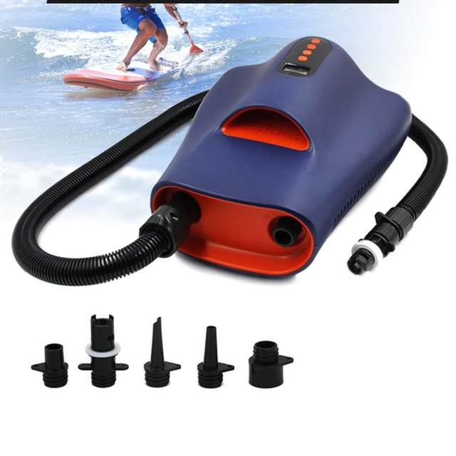 Electric Air Pump 0~22PSI Deflatable Inflatable Pump Inflatable Quick Inflation Pump for Air Pump Kayak Boat Airbed Air Boat