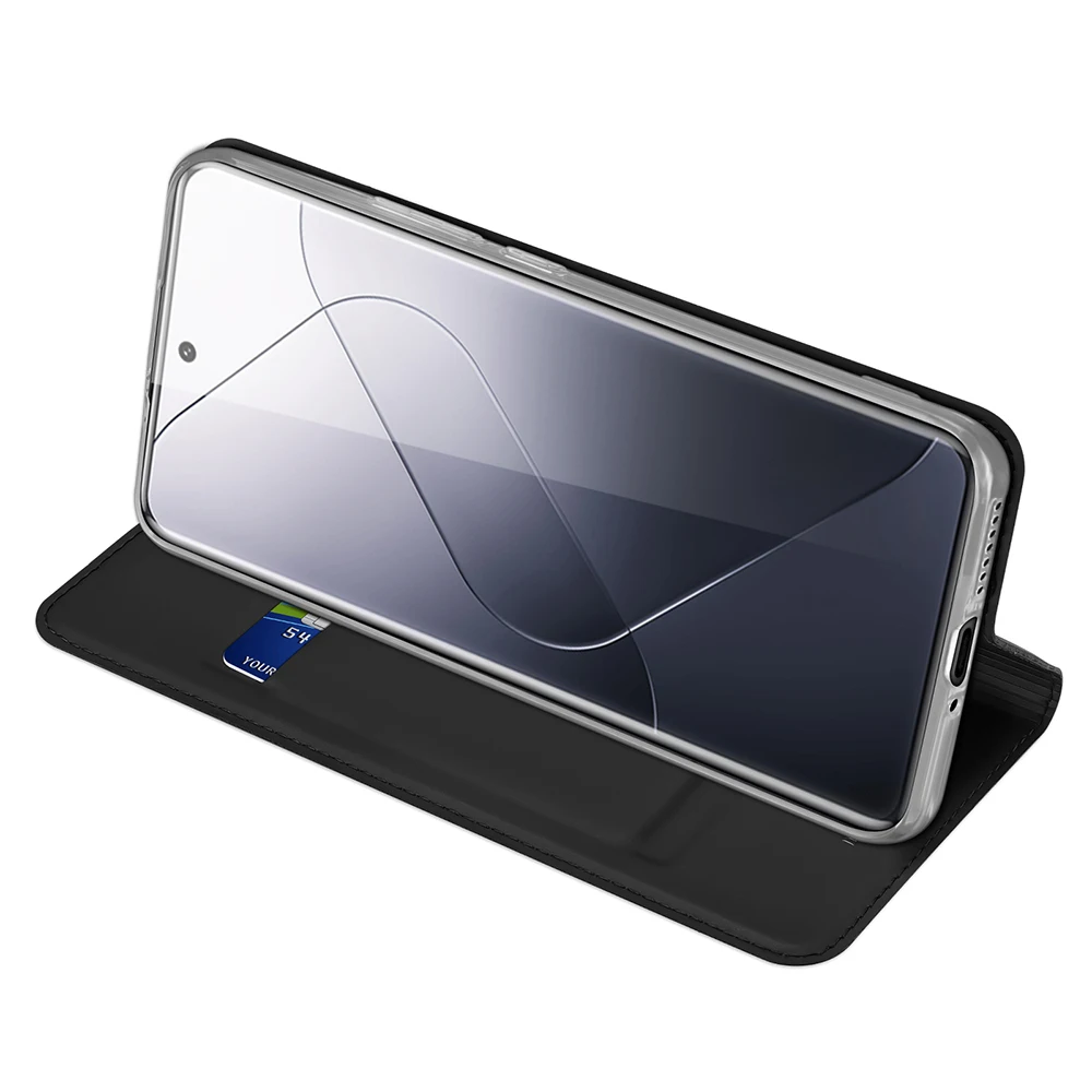 For Xiaomi Mi 14 14 Pro Flip Case High Quality Pu Leather +tpu Protective Cover For Xiaomi 14 Pro Case With Card Slots
