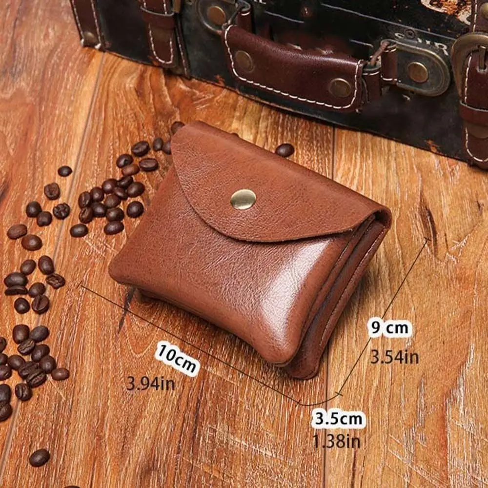 Leather Coin Purse Portable Zipper Large-capacity Card Bag Multi-card Slot Card Holder