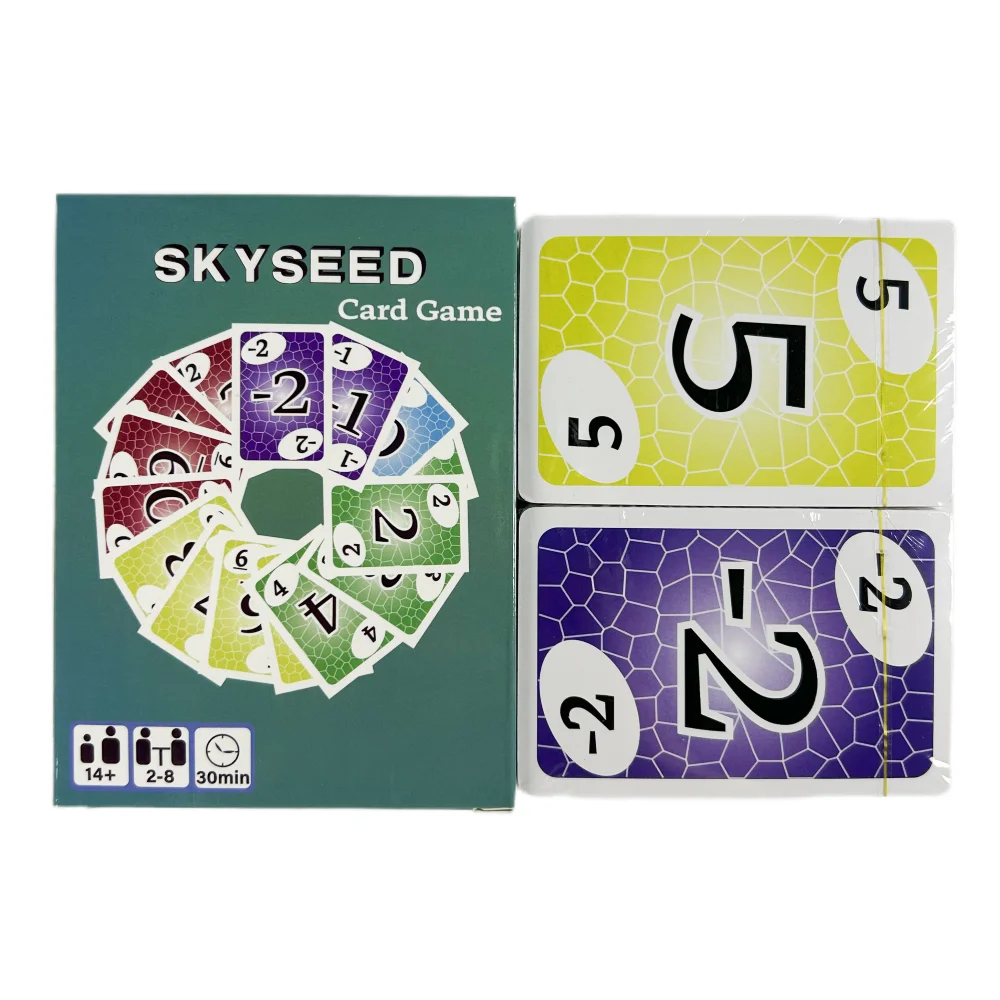 Skyseed Card Game 150 Playing Cards Board Game Deck Fun Exploration Action Edition Christmas and Halloween Gifts - Image 3