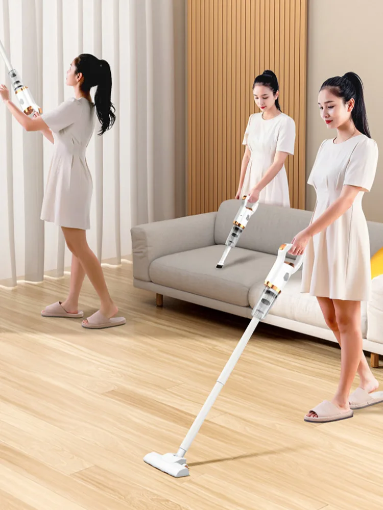 

Cordless Mop Vacuum Mop All-in-One Cleaner Triple Filter Steam Mop Lightweight Handheld Vacuum Cleaner